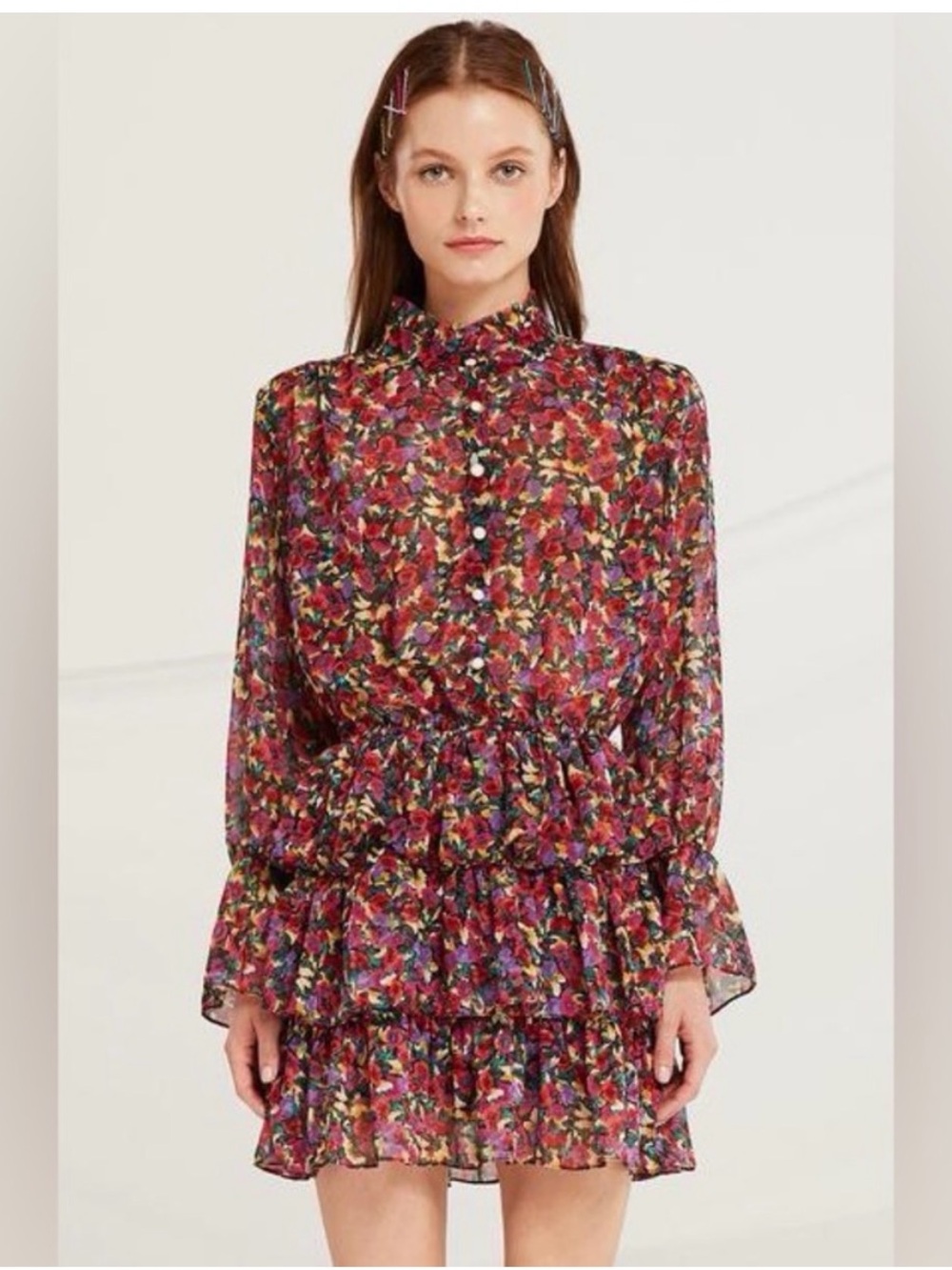 storets Belen tiered ruffle dress